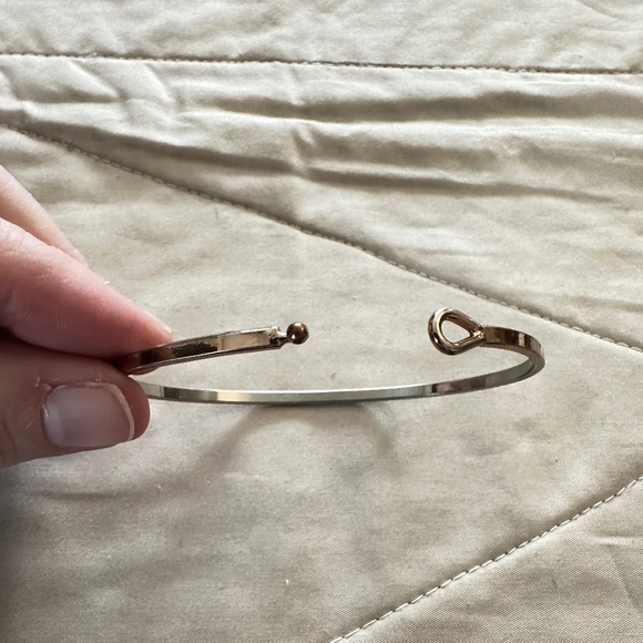 2/$15 Rose & Silver 2 tone, bangle bracelet, “Soul Sisters” - Picture 4 of 14